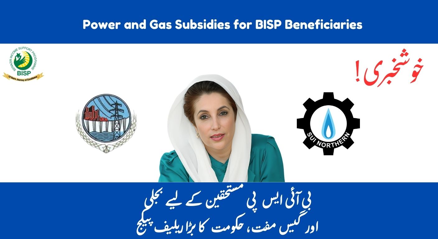 Energy Reform Plan: Power and Gas Subsidies for BISP Beneficiaries by 2025-26