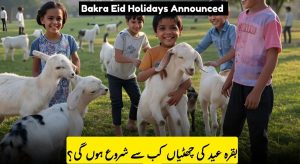 Government of Pakistan Officially Announces Bakra Eid 2025 Holidays