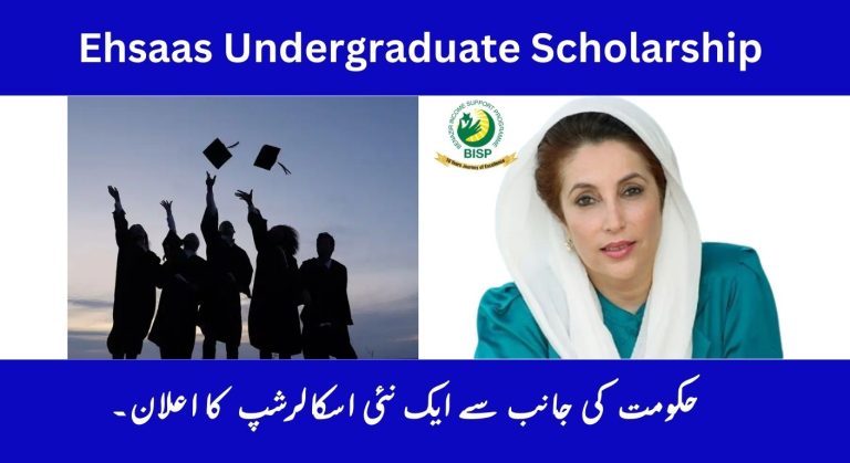 Ehsaas Undergraduate Scholarship 2025 Eligibility Criteria & Application Process Check Online