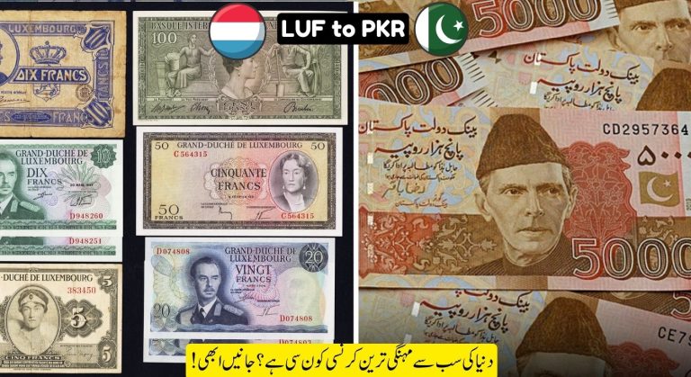 LUF to PKR – Latest Luxembourg Franc to Rupee Exchange Rate